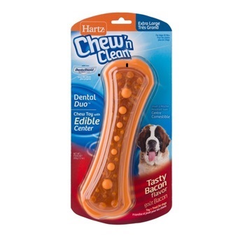 Игрушка д/собак - Косточка для очищения зубов с лакомством, большая